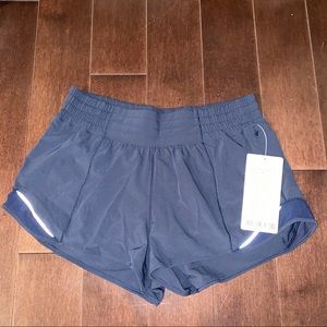 Lululemon Hotty Hot High Rise Shorts Navy Blue HR